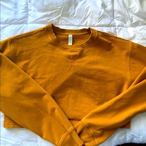 Burnt Orange Lululemon Crop Top